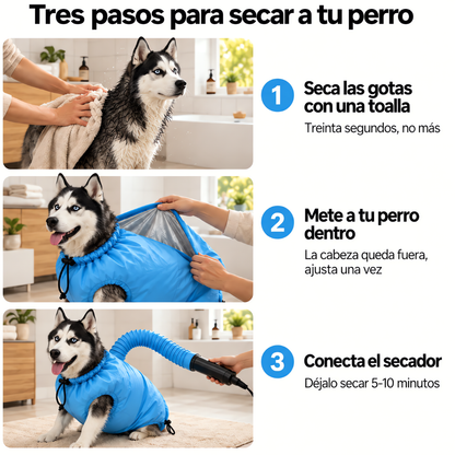 Bolsa de Secado Rápido para Mascotas