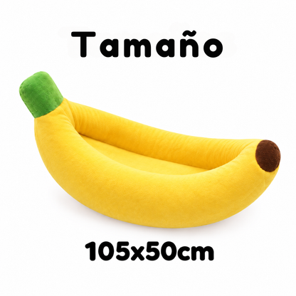 Cama Banana para Perros y Gatos